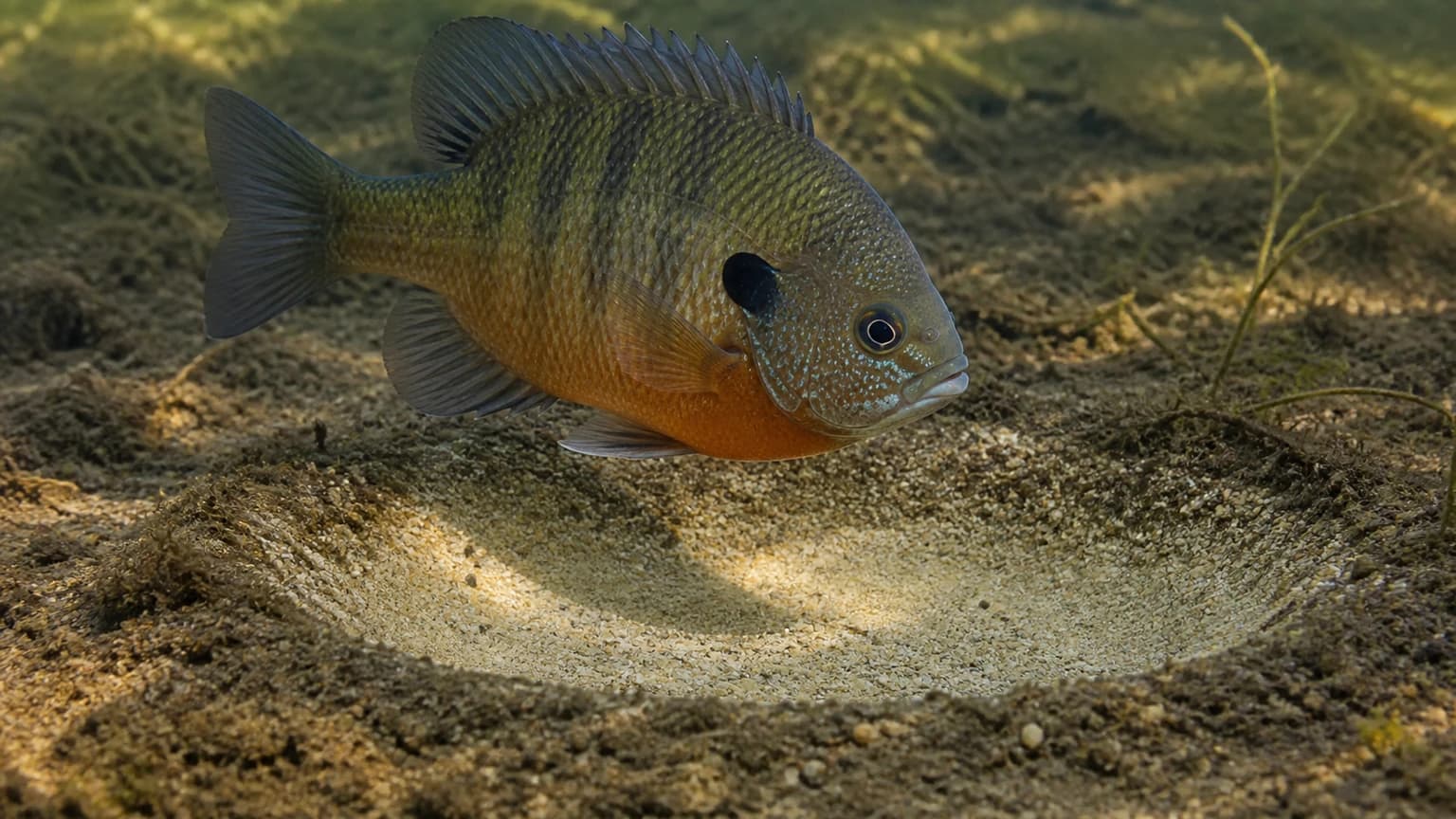 Bluegill in spawning condition — Illinois