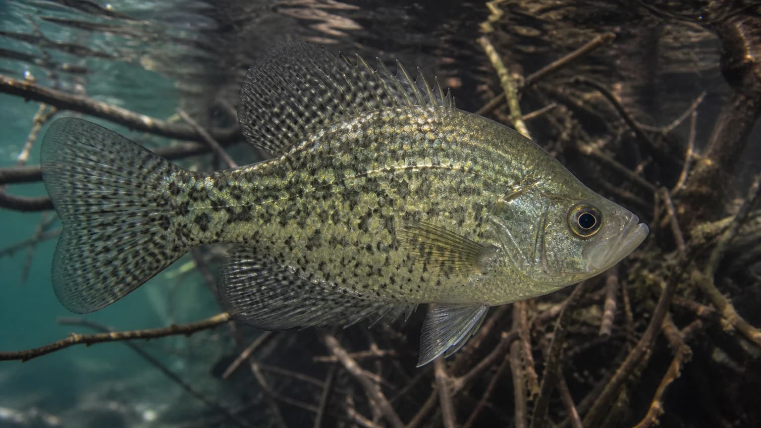 Crappie in spawning condition — Michigan