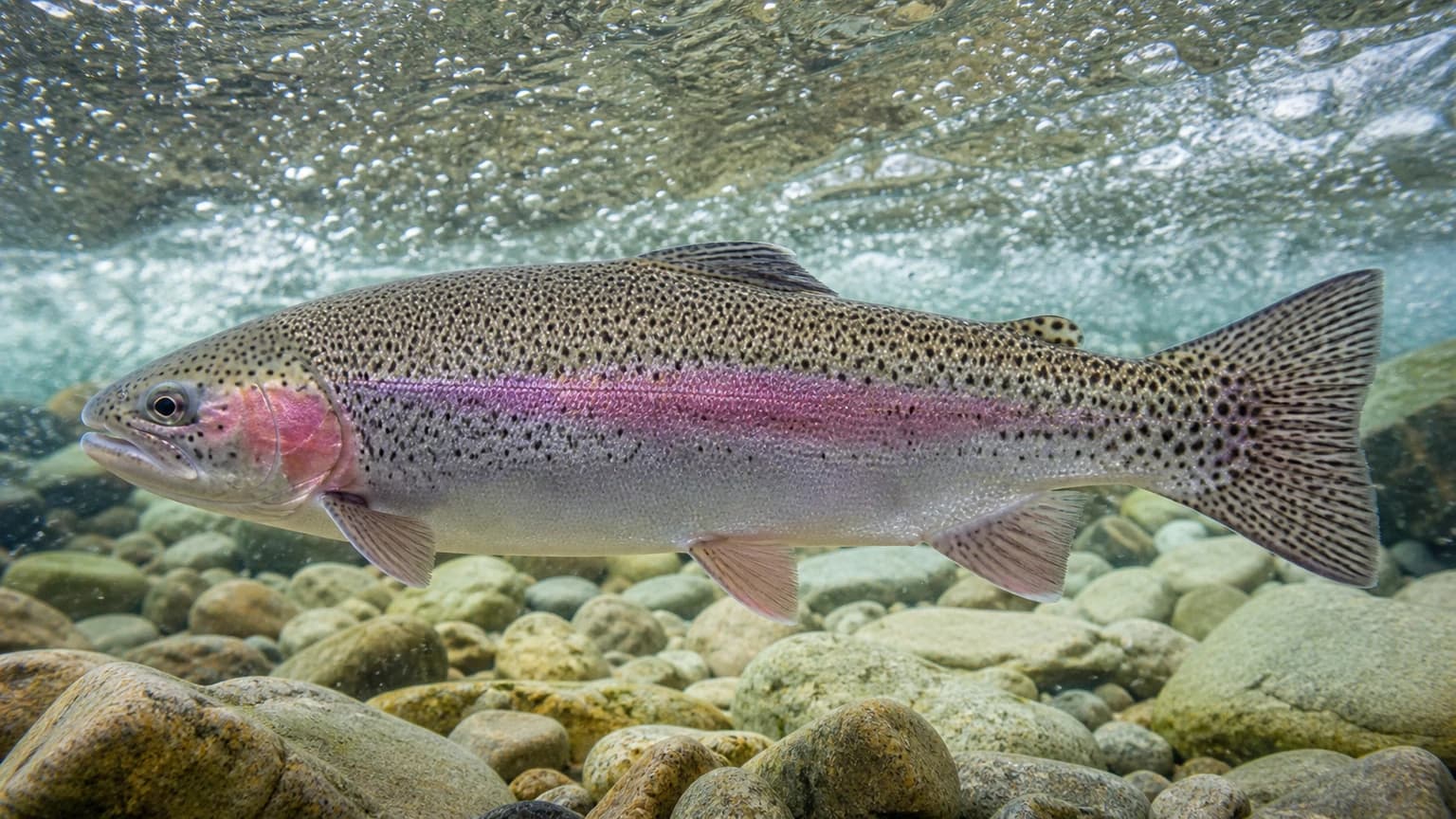 Rainbow trout in spawning condition — Colorado