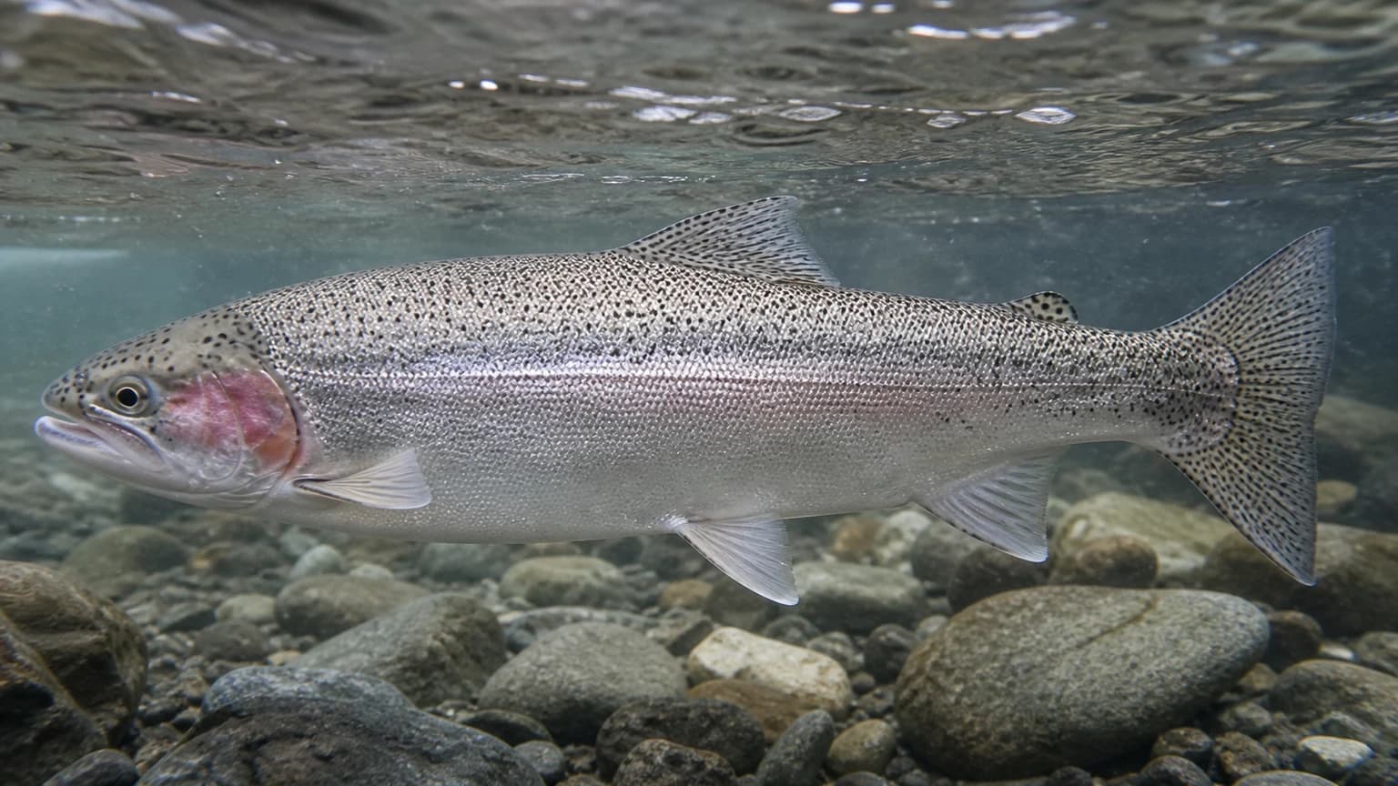 Steelhead in spawning condition — Lake Erie