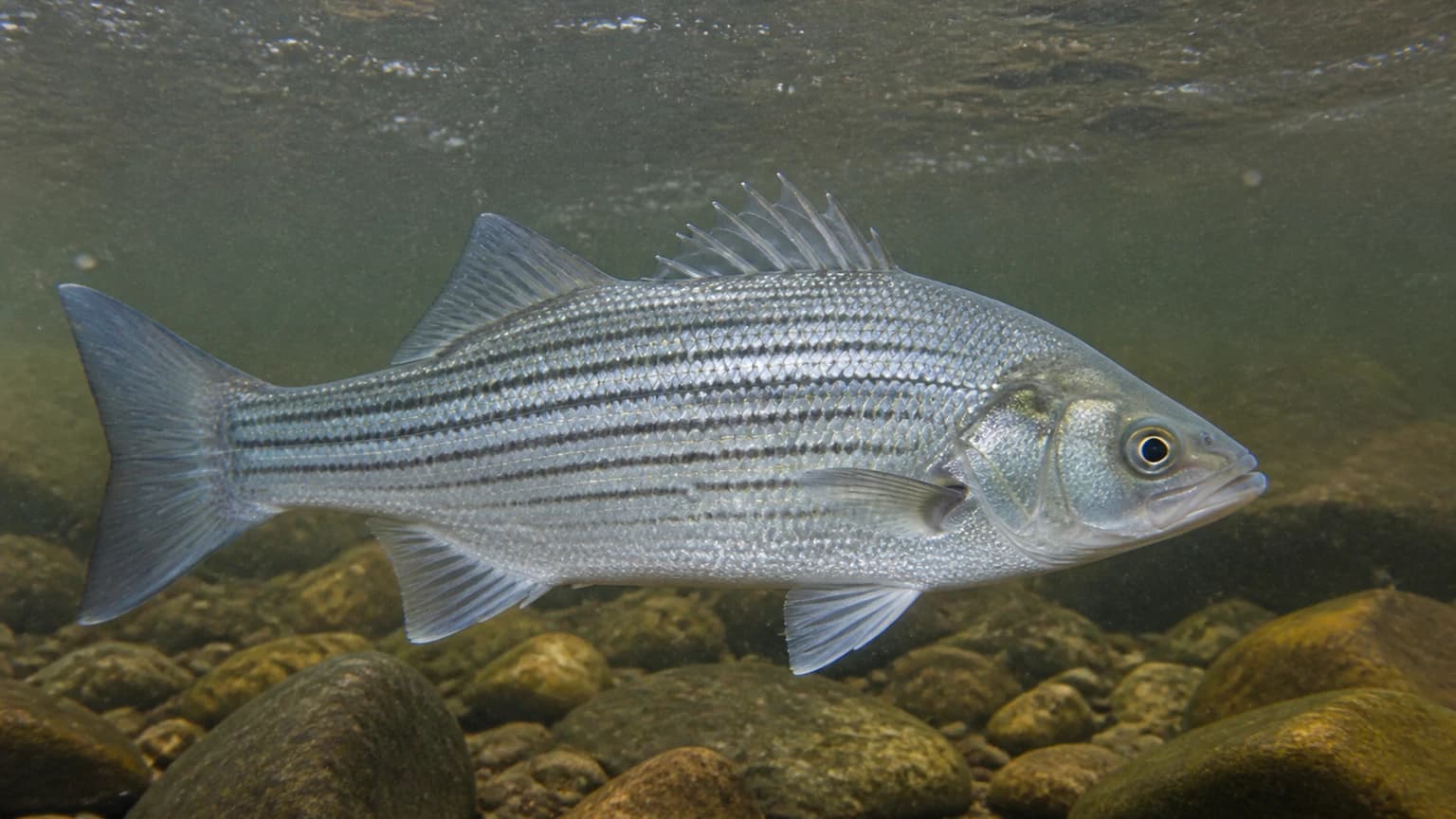 White bass in spawning condition — Oklahoma