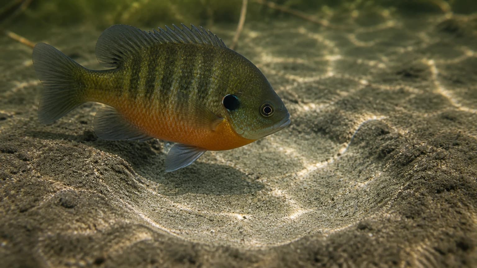 Bluegill in spawning condition — Michigan