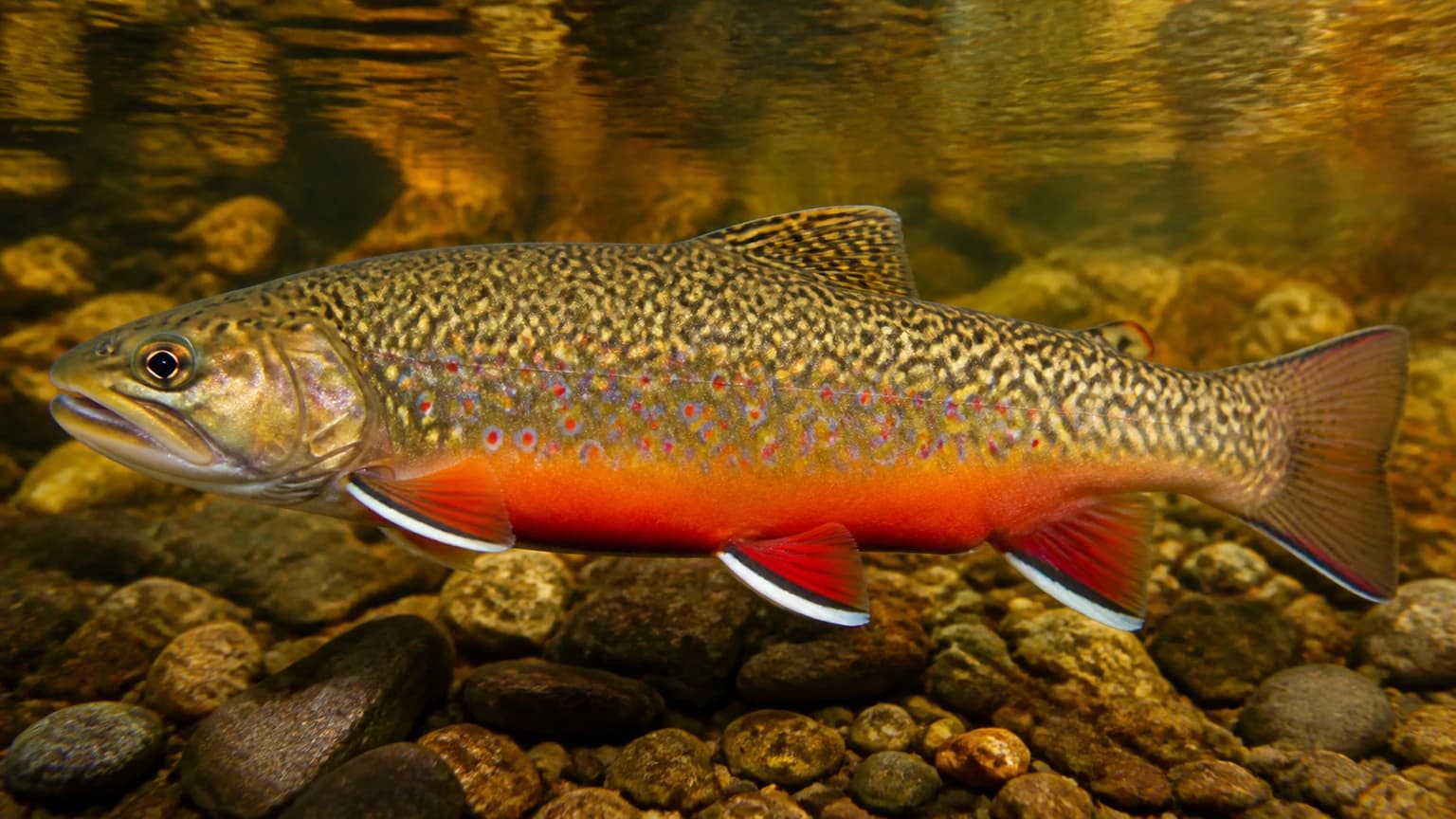Brook trout in spawning condition — Michigan