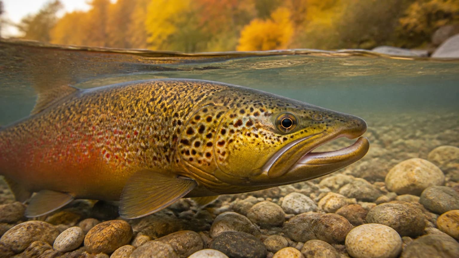 Brown trout in spawning condition — Utah