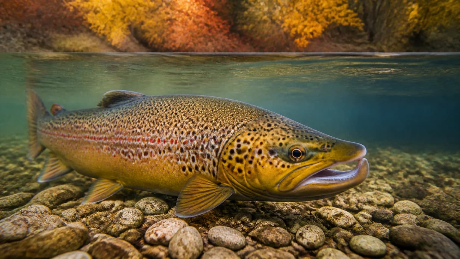 Brown trout in spawning condition — Wisconsin