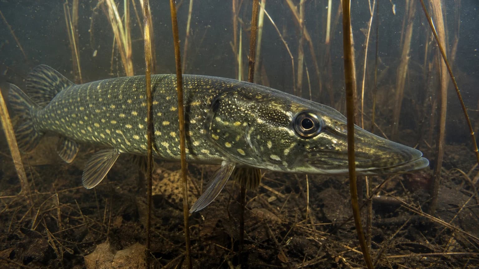 Northern pike in spawning condition — Wisconsin