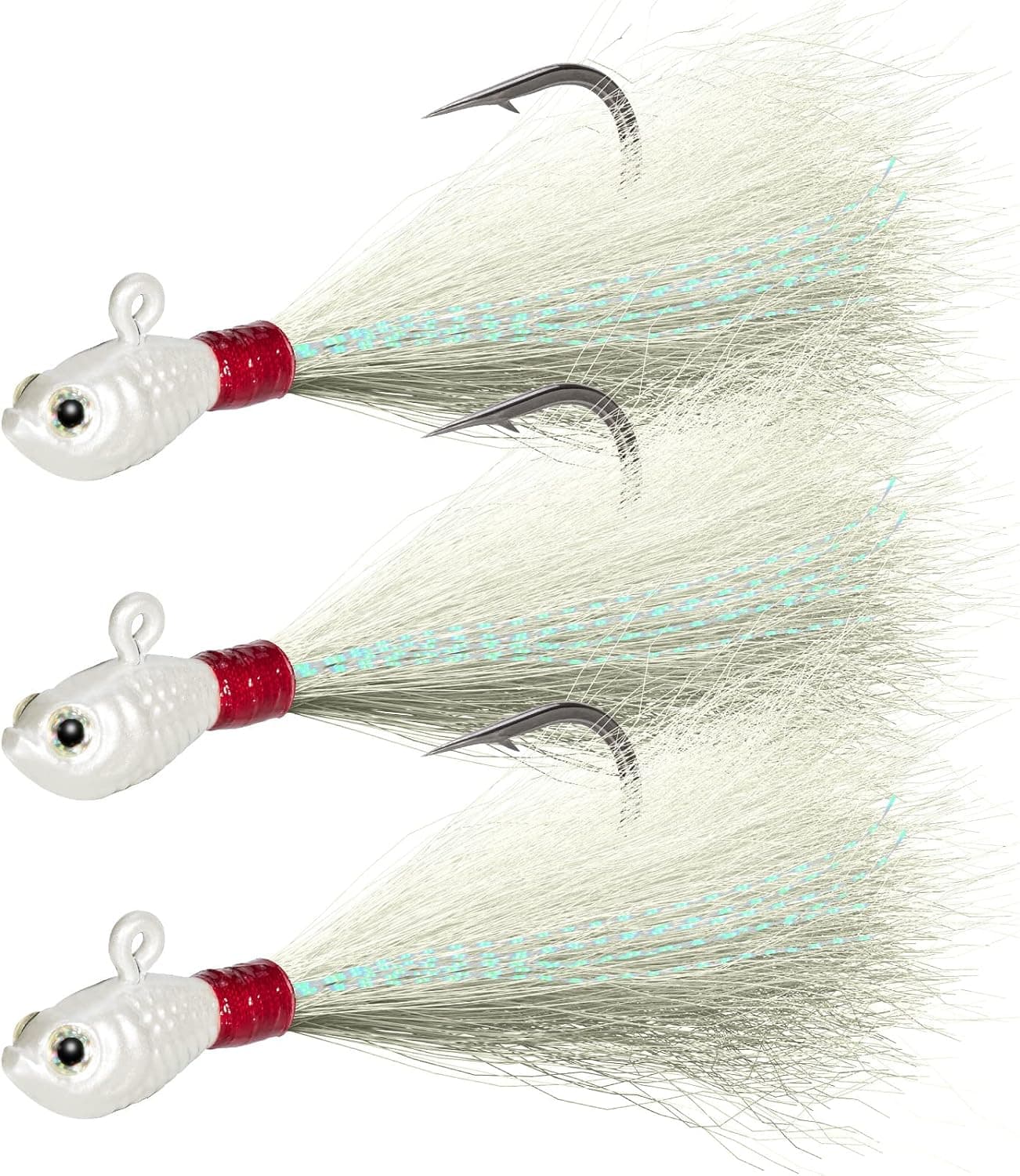 Dr.Fish Bucktail Jig 3-Pack