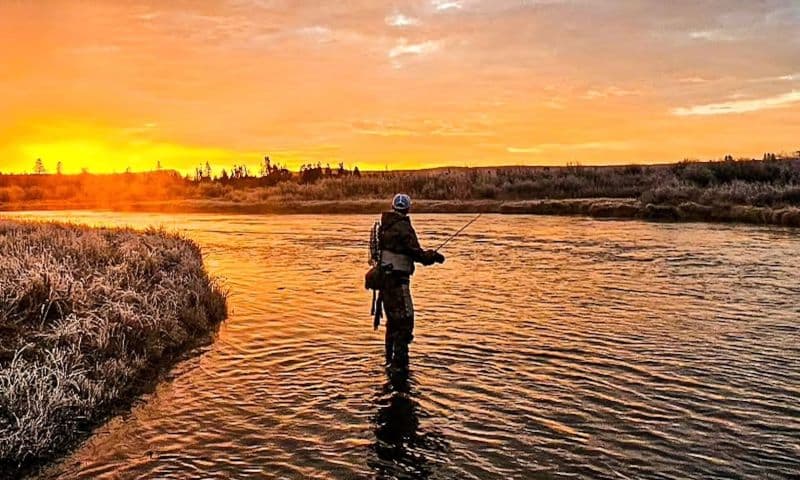 Running the flats at first light — watch the western sky in summer